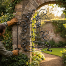 Black Premium Ornate Panel 840 x 610mm with Tight Wrap and Leaf Scroll Design - High-Quality Professional Grade for Industrial and Commercial Applications