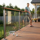White Smoke Premium Adjustable Rail Support for 48.3mm Tubes - Versatile and Durable Solution for Structural Support