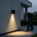 Dark Slate Gray Premium Architectural Conical Wall Lighting 12-24V DC with Durable Aluminium Housing and High Brightness for Outdoor Use