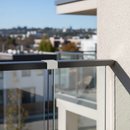 Light Gray Premium Aluminium Juliet Balcony Spare Top Left Cap for ALJB01 and ALJB02 Systems