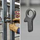 Dark Gray Premium Drop Bolt Eye 12mm for Secure Locking Solutions and Easy Installation - High-Quality Professional Grade for Industrial and Commercial Appli...
