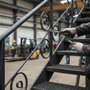 Dark Slate Gray Premium 120mm Diameter Fishtail Forged Ring with 12 x 6mm Specifications for Heavy Duty Applications