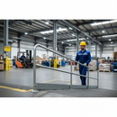 Dim Gray Premium Galvanised Modular Rail 38° Ramp Bend for 42mm Tube - Heavy Duty Construction