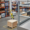 Dim Gray Heavy Duty Mezzanine Handrail Post 48.3mm x 3.2mm 1130mm Long for 33.7mm Round Tube Applications