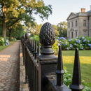 Black Premium Cast High Pineapple 90 x 40mm - Durable Construction for Versatile Applications