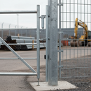 Dim Gray Premium Pre Welded Sprung Gate Hinge Set for 33.7mm Tube - 1060mm Length and Durable Construction