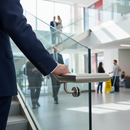 White Smoke Premium 316 Stainless Steel Handrail End for 42.4mm x 2mm Tube - Durable Satin Finish