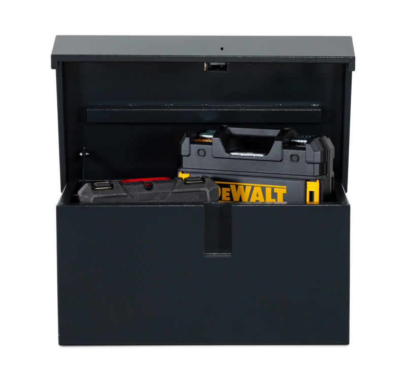 Black OxBox Heavy-Duty Secure Tool Storage Box (885mm x 470mm x 450mm)