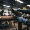 Black Premium 90° Weld Bend for 48.3mm Diameter Tube - High-Performance Steel for Tubular Construction