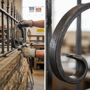 White Smoke Premium C Scroll 90mm x 140mm Flat Bar - Professional Quality Steel Material for Versatile Applications