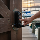 Dark Slate Gray Premium Heavy Duty Single Sided Code Lock with Marine Grade Finish and 60mm Tubular Latch for Gates
