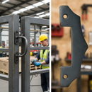 Dark Slate Gray Premium Heavy Duty Gate Latch Holder 100 x 35 x 8mm for Secure Closure - High-Quality Professional Grade for Industrial and Commercial Applications