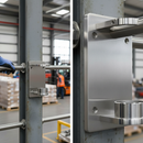 Dim Gray Premium Heavy Duty Rectangle Wall Bracket for 48.3mm x 2mm Tube - Durable and Reliable Support Solution
