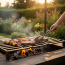 Black Premium Mild Steel Wavey Grill Bar 30 x 8mm - 2m Long, Durable Construction for Versatile Applications