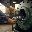 Dark Slate Gray Premium 80mm Diameter Solid Forged Sphere with High Durability and Strength for Industrial Applications