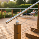 Wheat Premium Adjustable Rail Support for 48.3mm Tubes - Durable and Versatile Solution for Structural Applications