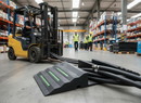 Dark Gray Premium Rubber Hose and Cable Ramp with Dual Channels and High Load Capacity - 820 x 310 x 102 mm
