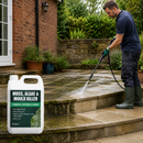 Dark Olive Green Concentrated Moss, Algae & Mould Remover | Outdoor Cleaner for Patios, Decking, Fences, Walls & Stone Surfaces