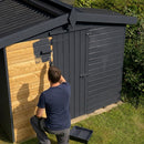 Dark Slate Gray Premium Shed Paint – One-Coat Exterior Wood Paint for Sheds, Fences & Garden Buildings