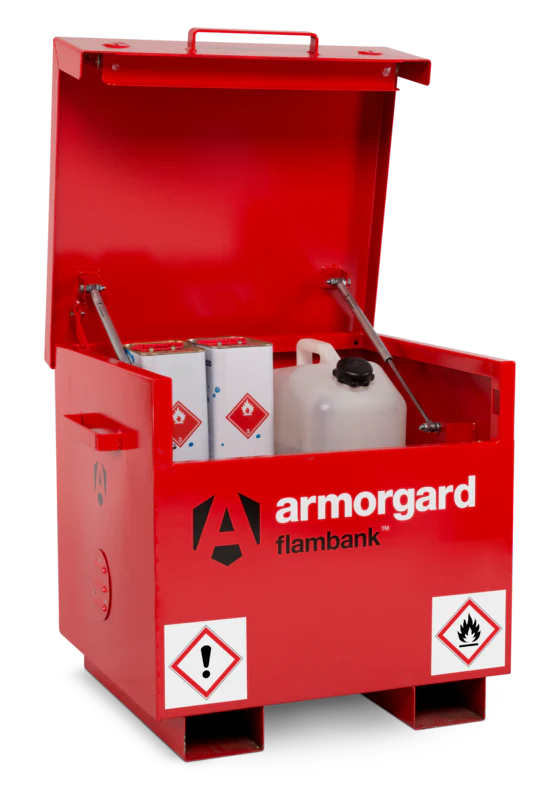 Firebrick Flambank Tool Site Box - 765mm x 675mm x 670mm - Durable and Secure