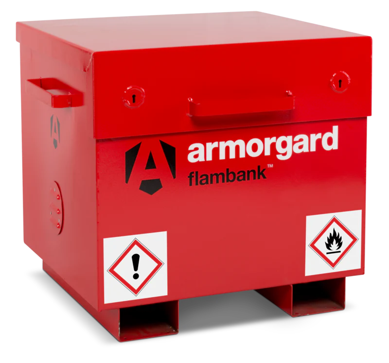 Firebrick Flambank Tool Site Box - 765mm x 675mm x 670mm - Durable and Secure