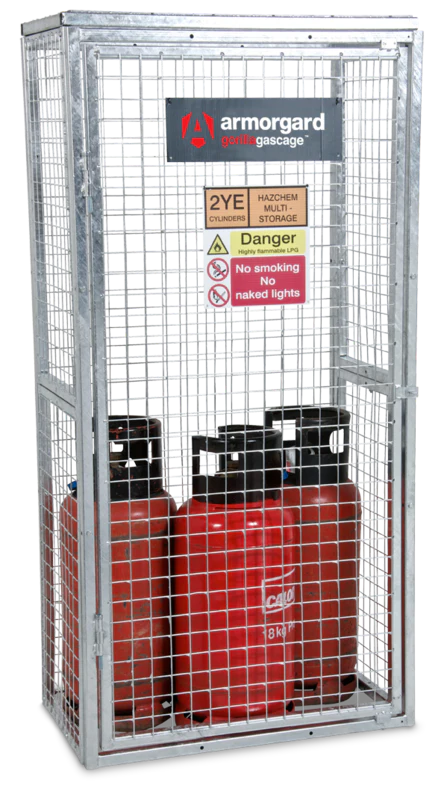 Dark Gray Armorgard Gorilla Gas Cage 912x566x1831