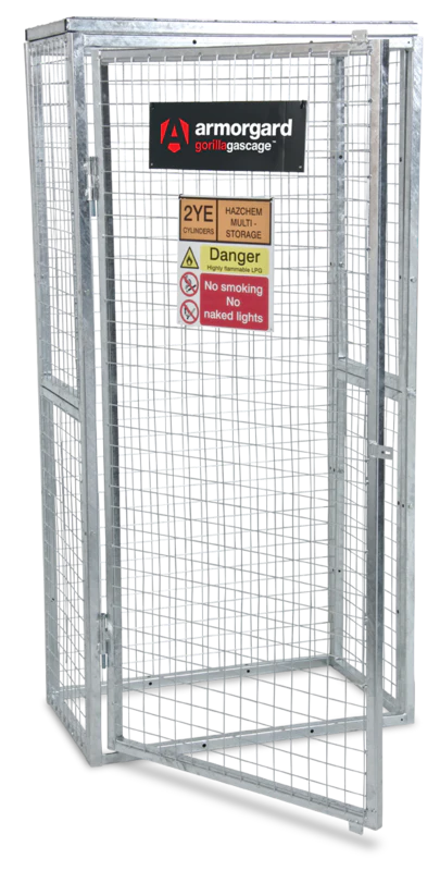 Dark Gray Armorgard Gorilla Gas Cage 912x566x1831