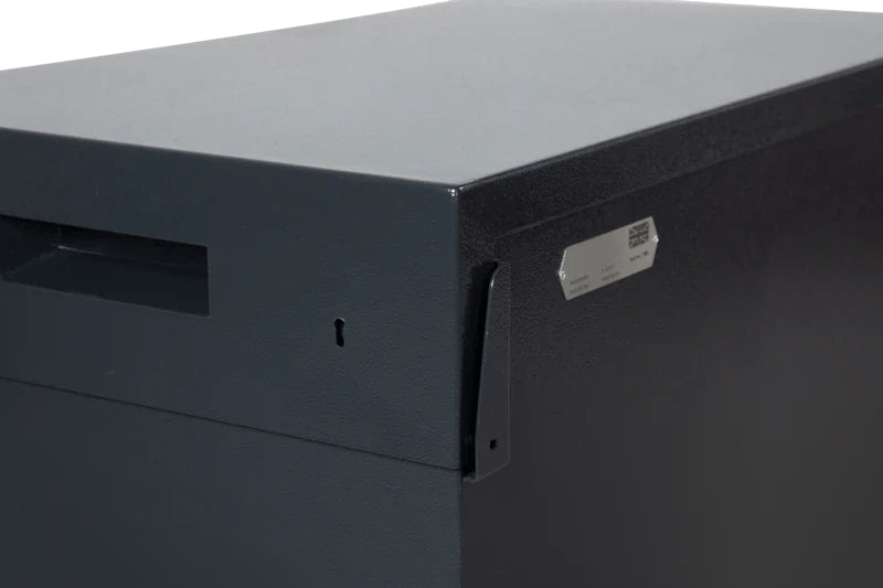 Dark Slate Gray BarroBox Site Box  – Mobile Secure Site Box (740mm x 1095mm x 720mm)