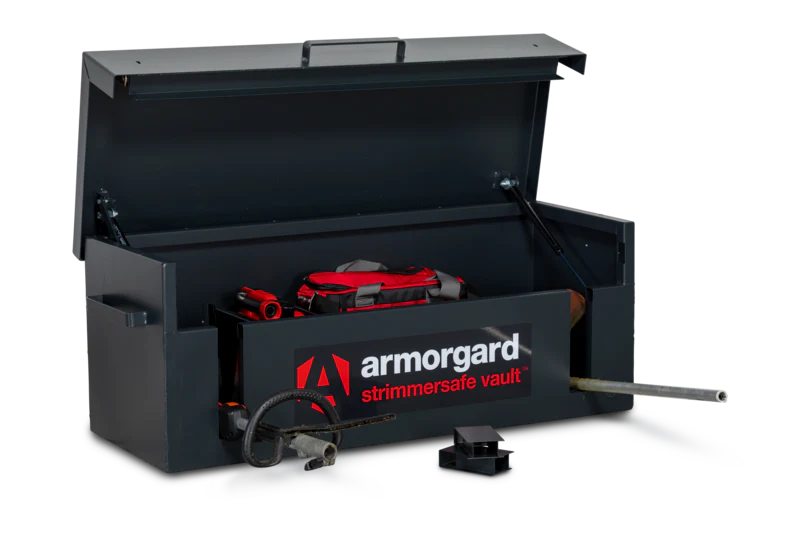 Black Armorgard StrimmerSafe Vault - 1275mm x 515mm x 450mm