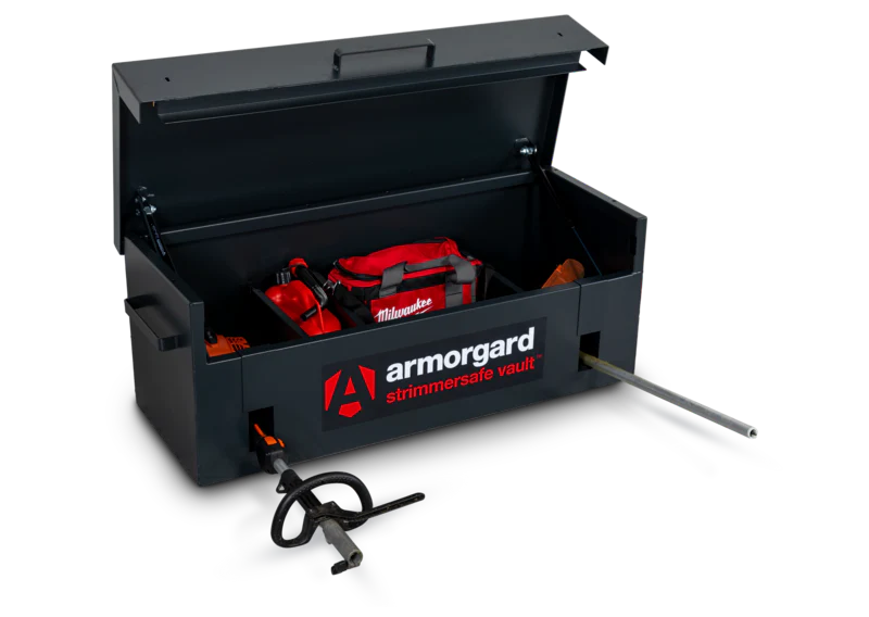 Black Armorgard StrimmerSafe Vault - 1275mm x 515mm x 450mm