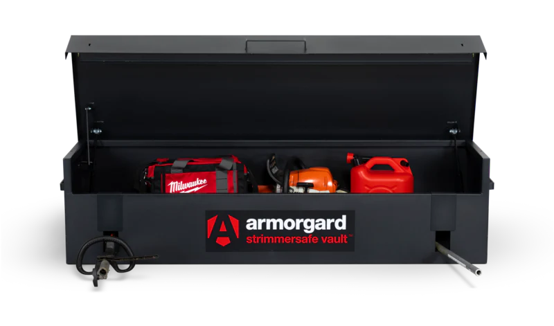 Black Armorgard StrimmerSafe Vault - 1800mm x 555mm x 445mm