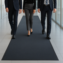 Dark Gray Heavy-Duty Non-Slip Barrier Runner Mat – Industrial-Grade Rubber, Slip-Resistant, Easy to Clean, Long-Lasting Floor Protection for Commercial Use