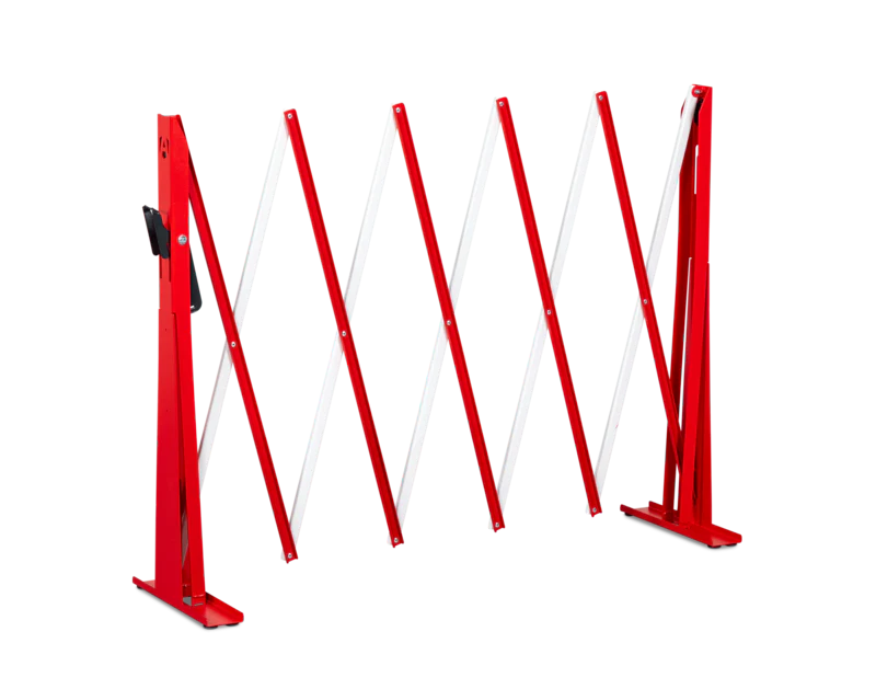 White Smoke Heavy-Duty Expandable Safety Barrier (450mm x 300mm x 950mm)