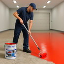 Rosy Brown Anti Slip Polyurethane Garage Floor Paint Resin Based High Build