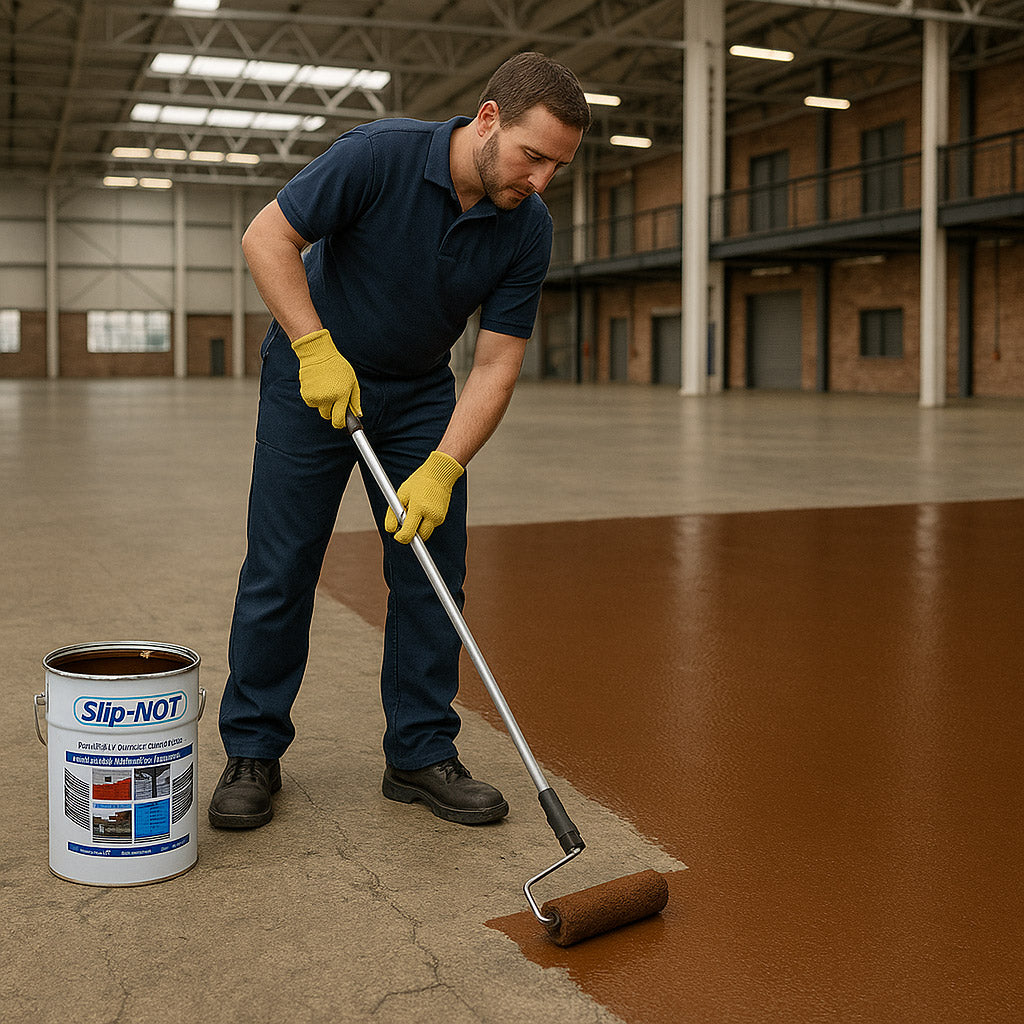 Dark Olive Green Heavy-Duty Industrial Floor Paint for Maximum Durability