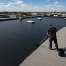 Liquid Rubber Roofing Waterproof Coating Kit 40m² – Flat Roof Repair Sealant Bundle with Application Tools