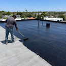 Liquid Rubber Roofing Waterproof Coating Kit 40m² – Flat Roof Repair Sealant Bundle with Application Tools