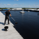 Liquid Rubber Roofing Waterproof Coating Kit 40m² – Flat Roof Repair Sealant Bundle with Application Tools
