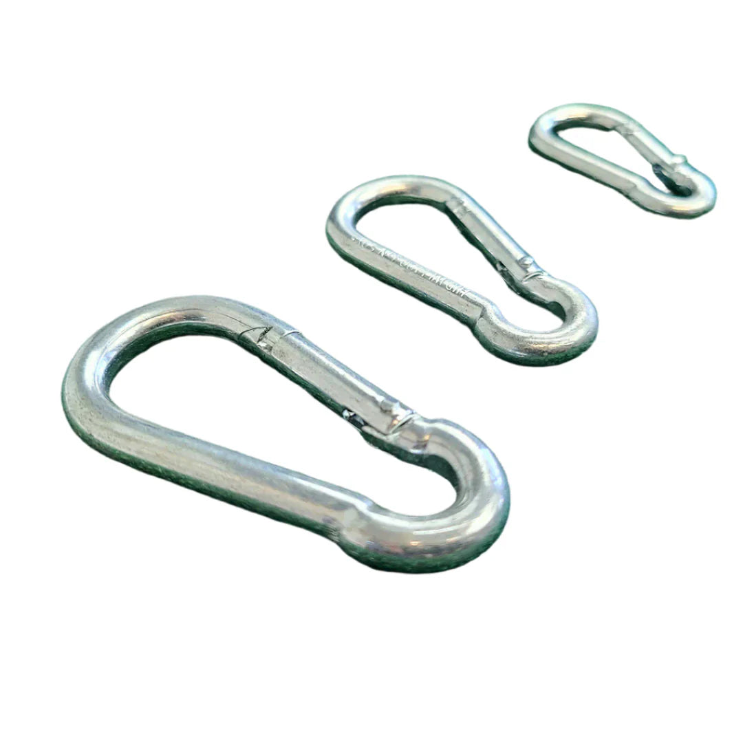 Gray Sturdy Carabiner Hook – Perfect for Netting Installations