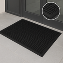 Gray Heavy-Duty Rubber Barrier Mats – Non-Slip Entrance Matting for High Traffic Areas