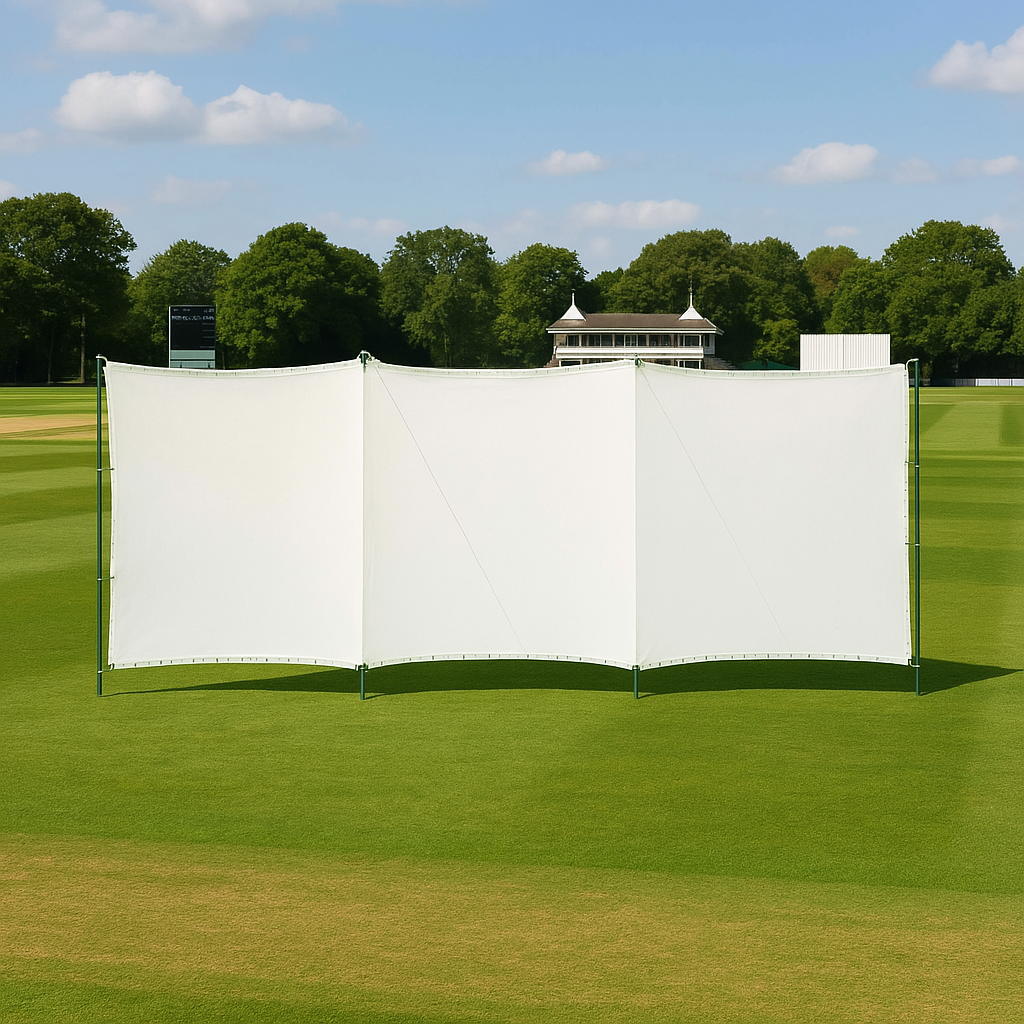 Light Gray Lightweight & Durable Cricket Sight Screen – Perfect for Any Ground
