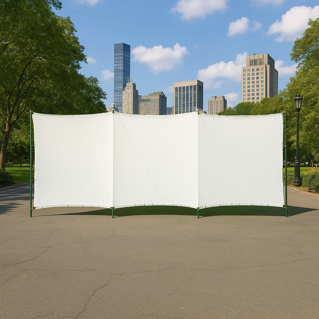 Light Slate Gray Lightweight & Durable Cricket Sight Screen – Perfect for Any Ground