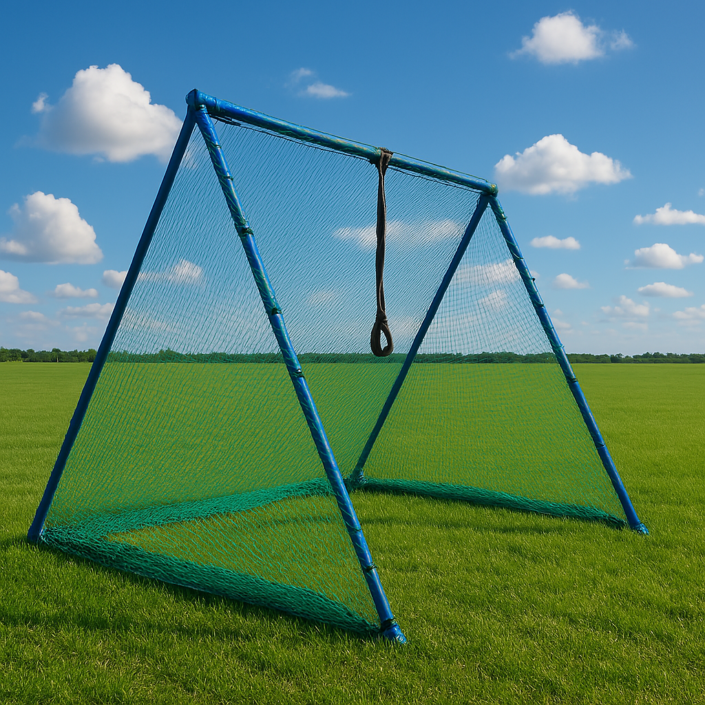 Dark Olive Green High-Quality Foldaway Golf Net with Self-Supporting Frame