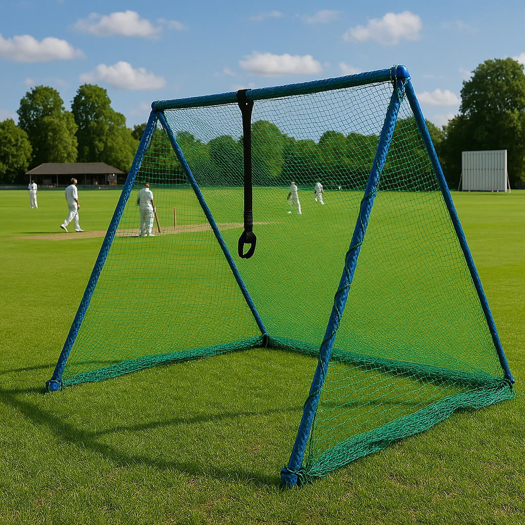 Dark Olive Green High-Quality Foldaway Golf Net with Self-Supporting Frame