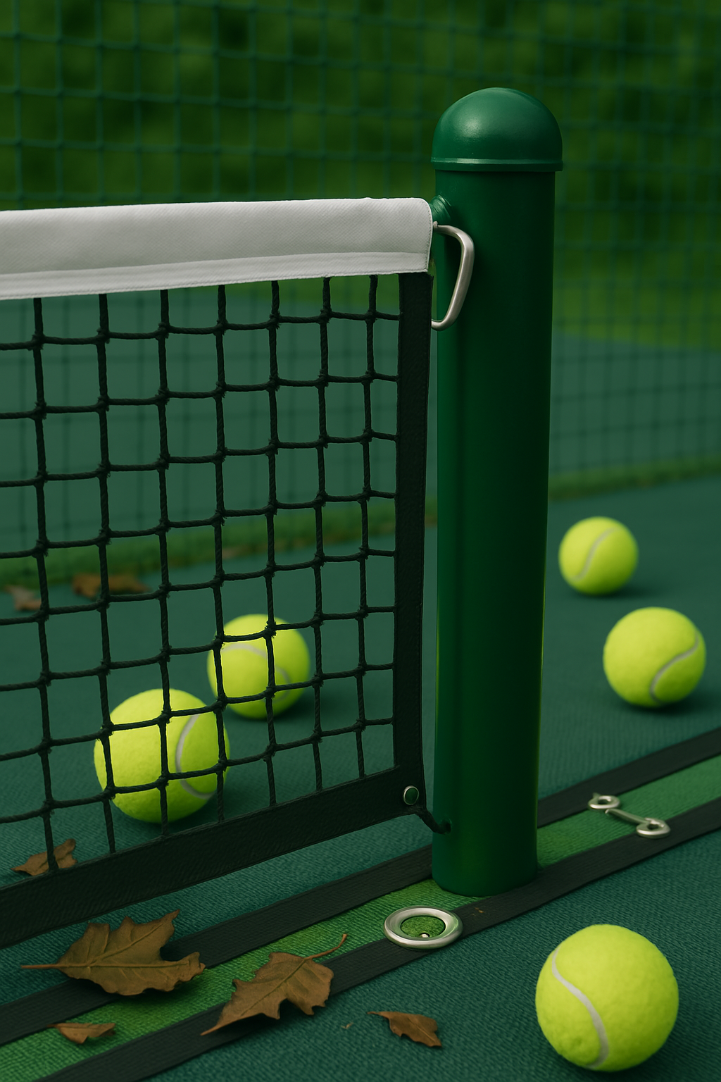 Dark Slate Gray Durable Tennis Court Cover for Debris Protection & Frost Guard