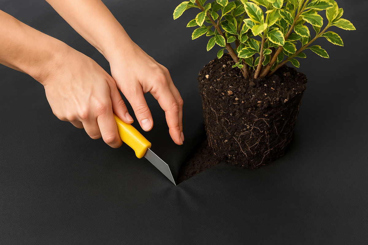Dark Slate Gray Premium Mulchtex Weed Mat The Ultimate Solution for Weed-Free Landscaping