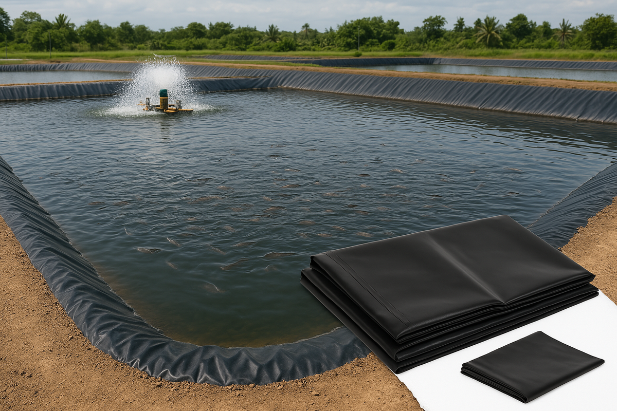 Dark Slate Gray Heavy Duty UV Resistant HDPE Pond Liner With Free Underlay