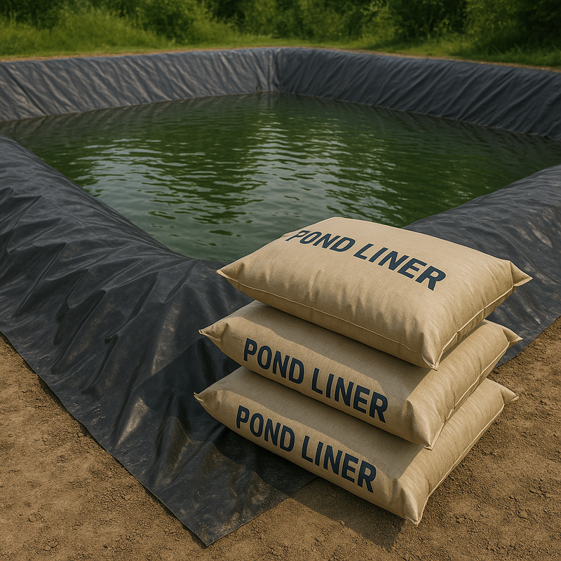 Dark Slate Gray Heavy Duty LDPE Pond Liner Extra Thick 0.35mm With  25Year Guarantee
