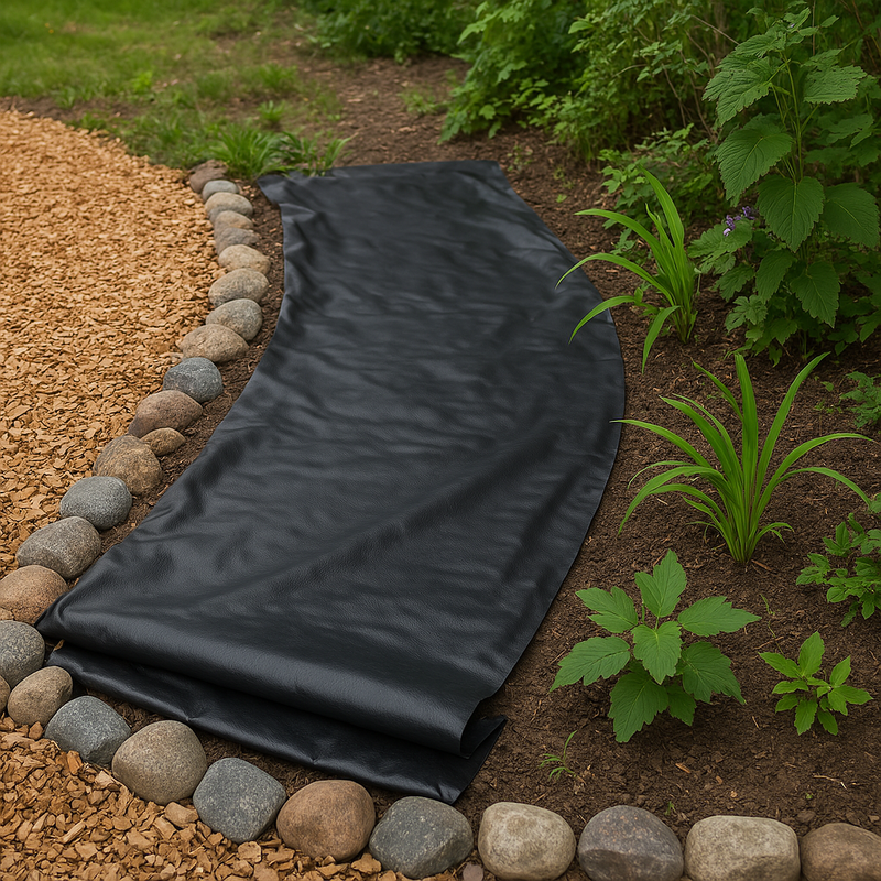 Dark Slate Gray Heavy Duty Black Pond Liner 40yr Guarantee With Free Underlay