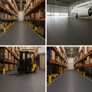 Dark Slate Gray 10 mm Ultra Heavy-Duty Interlocking PVC Floor Tiles – Industrial Forklift-Safe Flooring for Warehouses, Workshops & Factories (Made in UK | Certified Performance | 10-Year Guarantee)